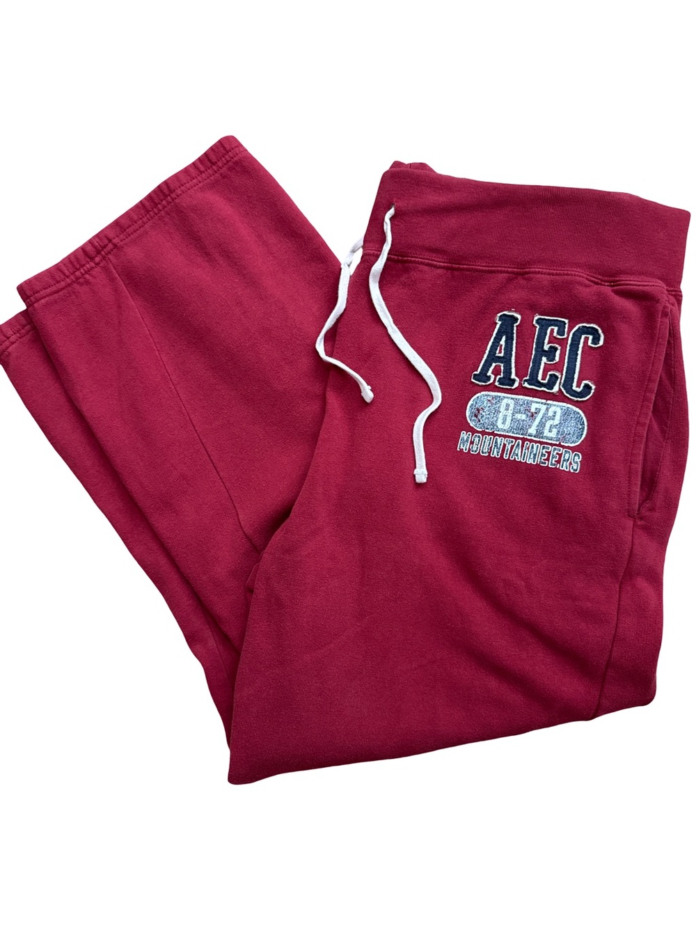 Vintage American Eagle Athletics Men’s Maroon Baggy Sweatpants Embroidery Sz XL